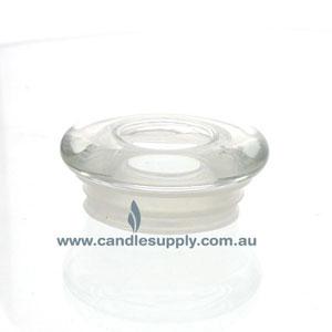 Candela Metro Lids - Clear Glass - Flat - Small