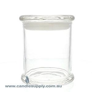 Candela Metro Jars - Clear Glass - Flat Lid - X-Large