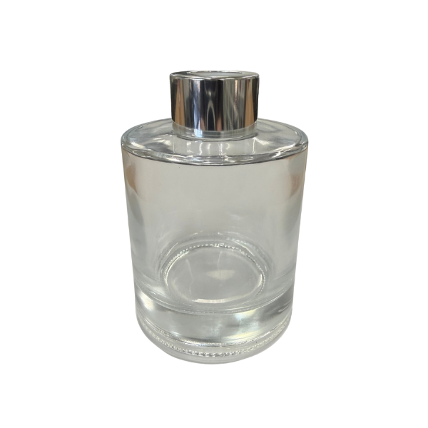 Glass Diffuser Bottle - 150ml - Round with Silver Screw Cap — Candle ...