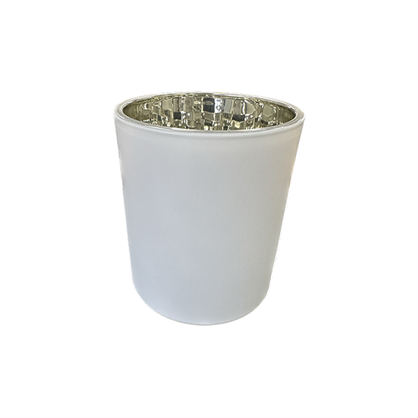 Candela Tumblers - Matt White / Gold - Medium