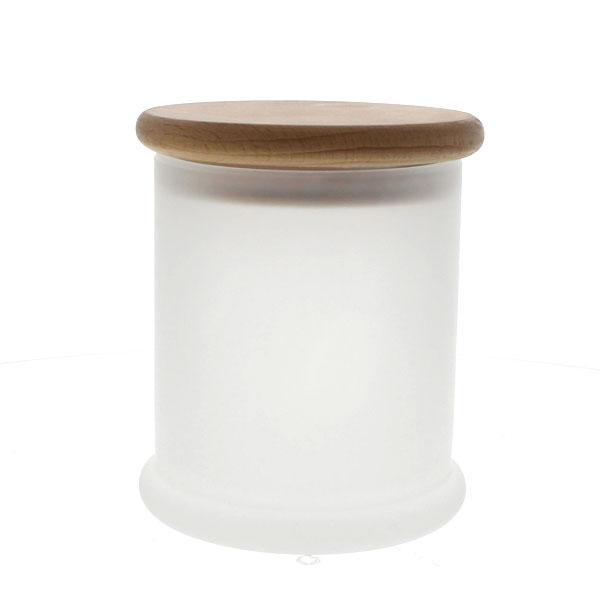 Candela Metro Jars - Frosted Glass - No Lid - Large