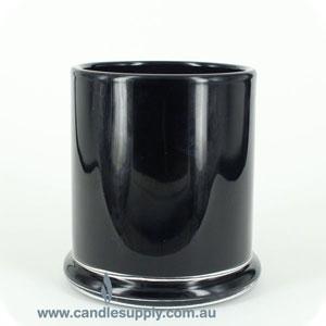 Candela Metro Jars - Opaque Black - No Lid - Large
