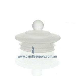 Candela Metro Lids - Frosted Glass - Knob - Small
