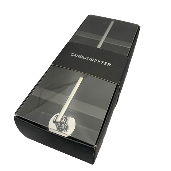 Candle Snuffer - Chrome Plated - Black Gift Box