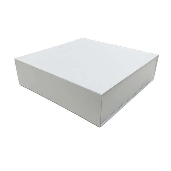 Hamper Gift Box Large Square 369mm x 369mm White Candle