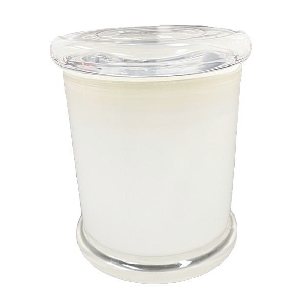 Candela Metro Jars - Opaque White - Flat Lid - X-Large