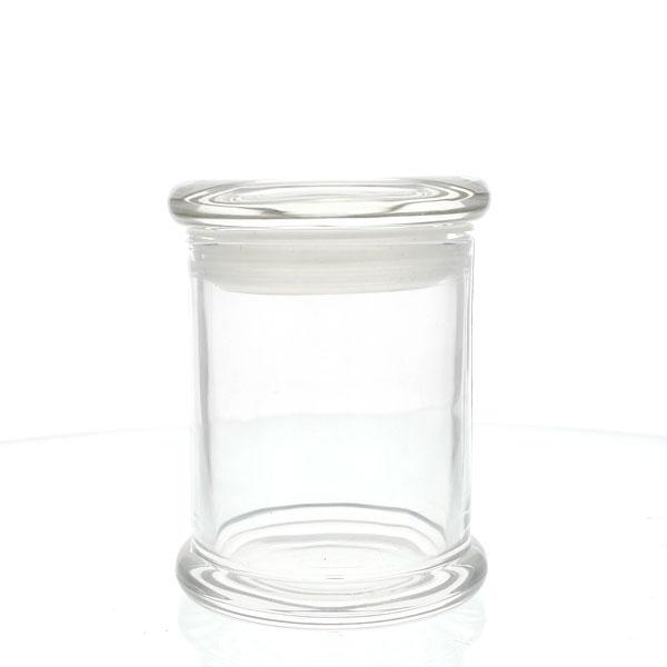 Candela Metro Jars - Clear Glass - Flat Lid - Medium
