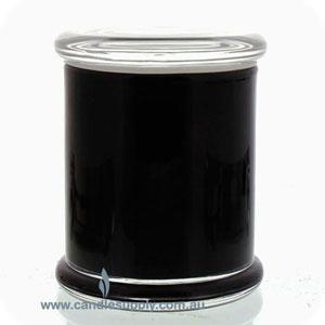 Candela Metro Jars - Opaque Black - Flat Lid - X-Large