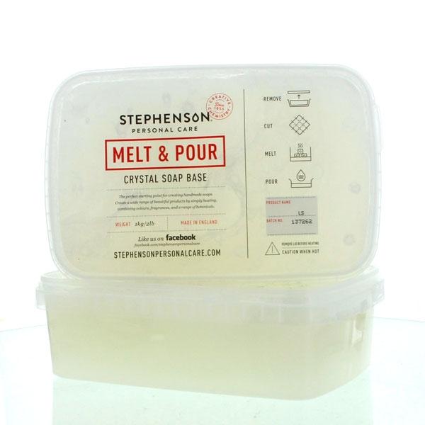 Melt and Pour Soap Base - Crystal - Low Sweat Transparent