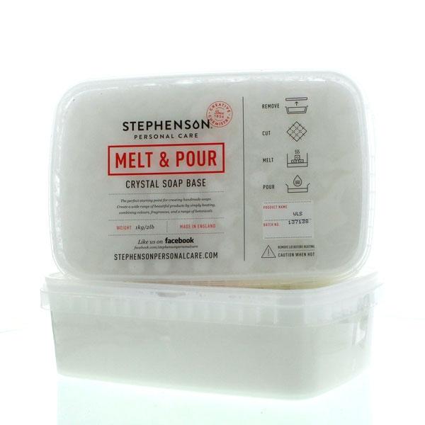 Melt and Pour Soap Base - Crystal - Low Sweat Opaque