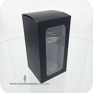 Fiesta - Gift Box - SMALL - BLACK - PVC WINDOW
