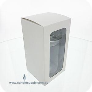 Fiesta - Gift Box - SMALL - WHITE - PVC WINDOW