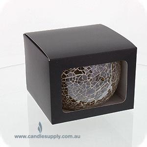 Mosaic - Gift Box - LARGE - BLACK - WINDOW