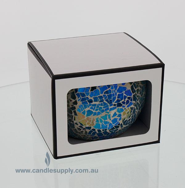 Mosaic - Gift Box - LARGE - WHITE/BLACK - WINDOW