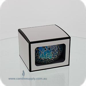 Mosaic - Gift Box - SMALL - WHITE/BLACK - WINDOW