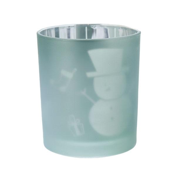 Candela Tumblers - XMAS - Snowman Green Frost - Large