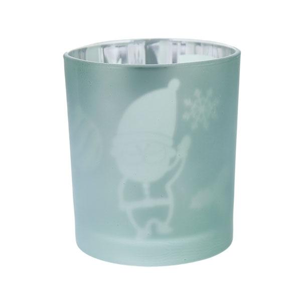 Candela Tumblers - XMAS - Snowman Green Frost - Large