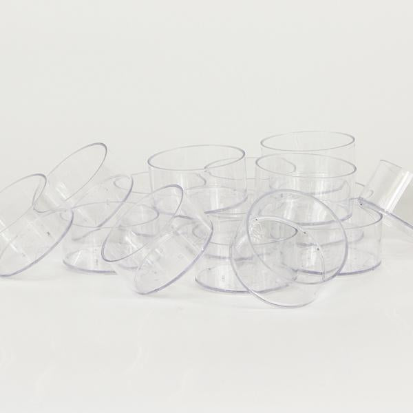 Tealights - Clear Polycarbonate - 39mmD x 20mmH