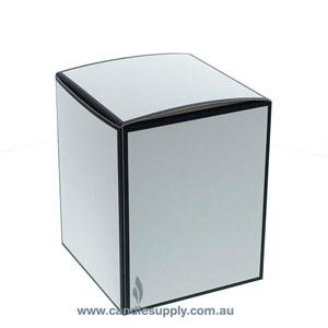Candela Metro - FLAT Lid - Gift Box - Large - WHITE/BLACK