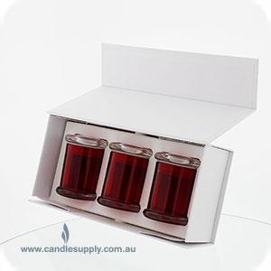 Candela Trio Gift Box - Small Metro - Flat Lid – WHITE