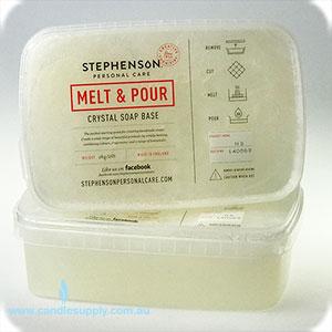 Melt and Pour Soap Base - Crystal NS – No Sweat Transparent