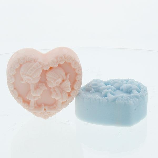 Silicone Soap Mould – 4 Cavity - Young Hearts